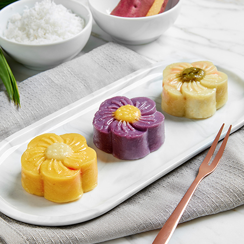 Sweet Potato Coconut (Gula Melaka) Ang Ku Kueh 4pcs