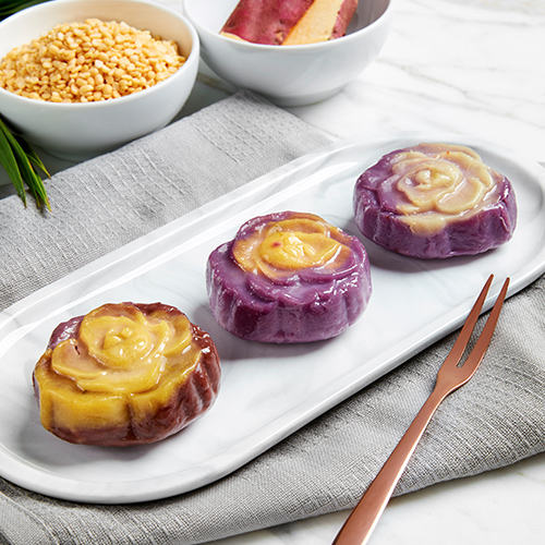 Sweet Potato Mung Bean Ang Ku Kueh 4pcs