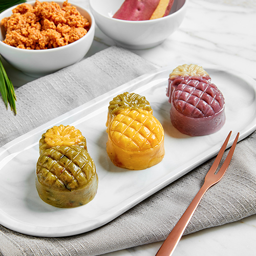 Sweet Potato Peanut Ang Ku Kueh 4pcs