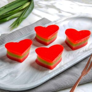 Colourful Heart Lapis 4pcs